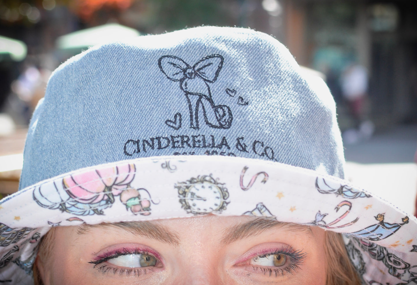 ✨Cinderella & Co. Reversible Bucket Hat – Adult & Youth Sizes✨